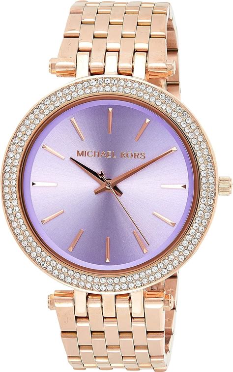 Michael Kors Womens Darci Rose Gold Dial Stainless 